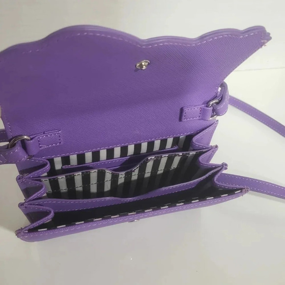 Bishon Fris Purple Crossbody Bag with Card Holder  Set by Marc Tetro. - Picture 4 of 8